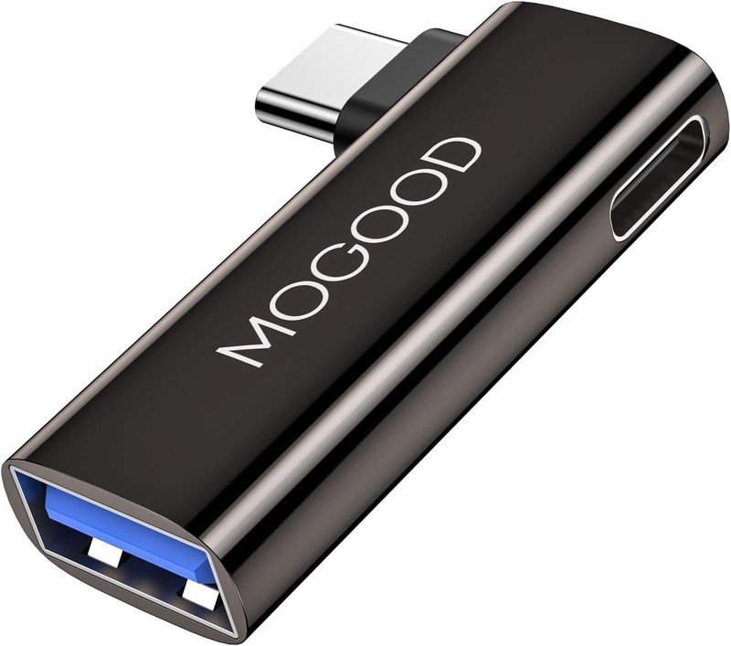 USB C OTG Splitter with Aluminum Enclosure and High-Speed Data Transfer gallery