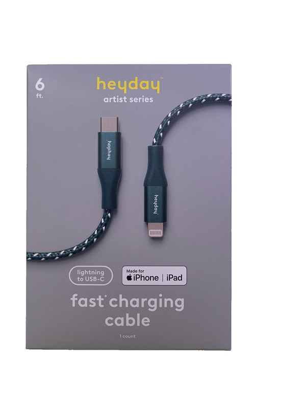 6′ MFi-Certified to USB-C Braided Cable – heyday with Chiny Soukhoummalay