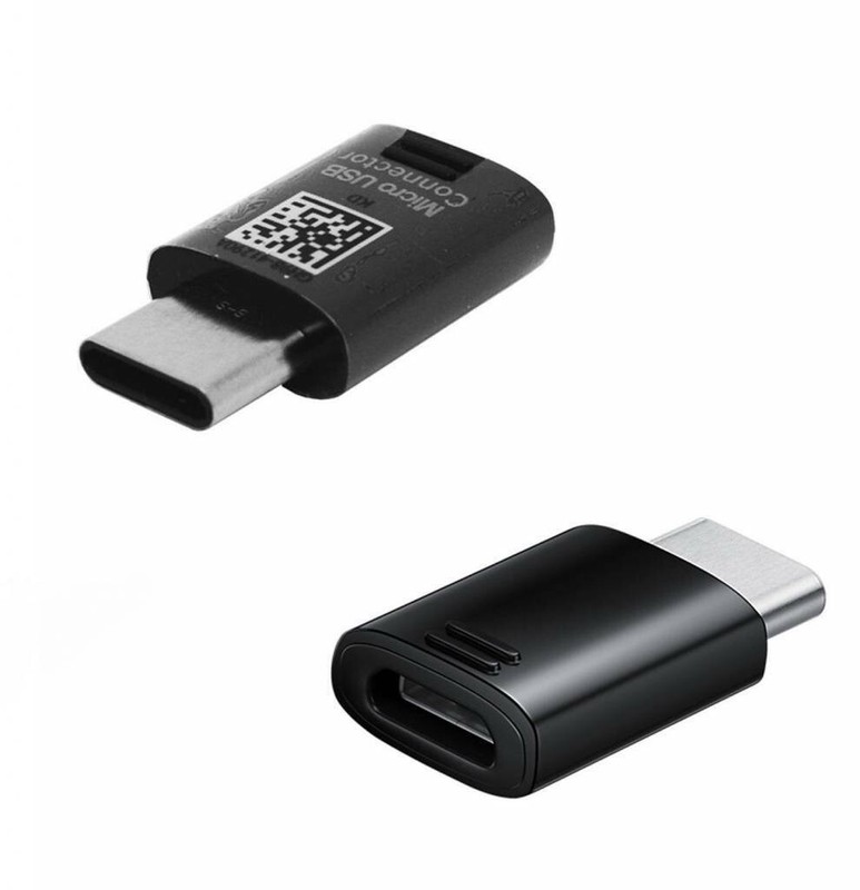 Micro USB to Type C Connector Adapter for Samsung Galaxy Note 8 S8 S9 S10 UNUSED