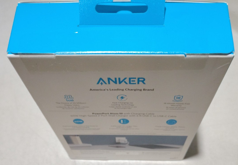Anker 60W Fast Charge PD usb A C w/ usb c cable for iPad 11" 12.9" iPhone 15 16 gallery
