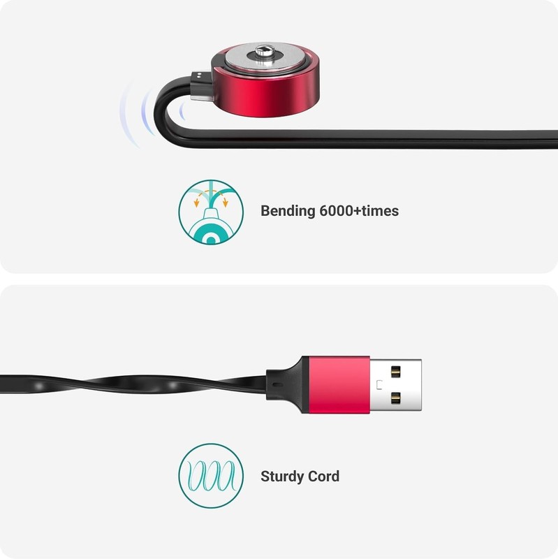 Portable 1M Magnetic Charger for NEBO & Swyvel Flashlights - Compact & Reliable gallery