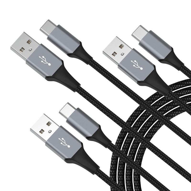Usb C Cable 3pack3ft/6ft/6ft Usb A To Usb C Fast Charger Cord Nylon Braided Co