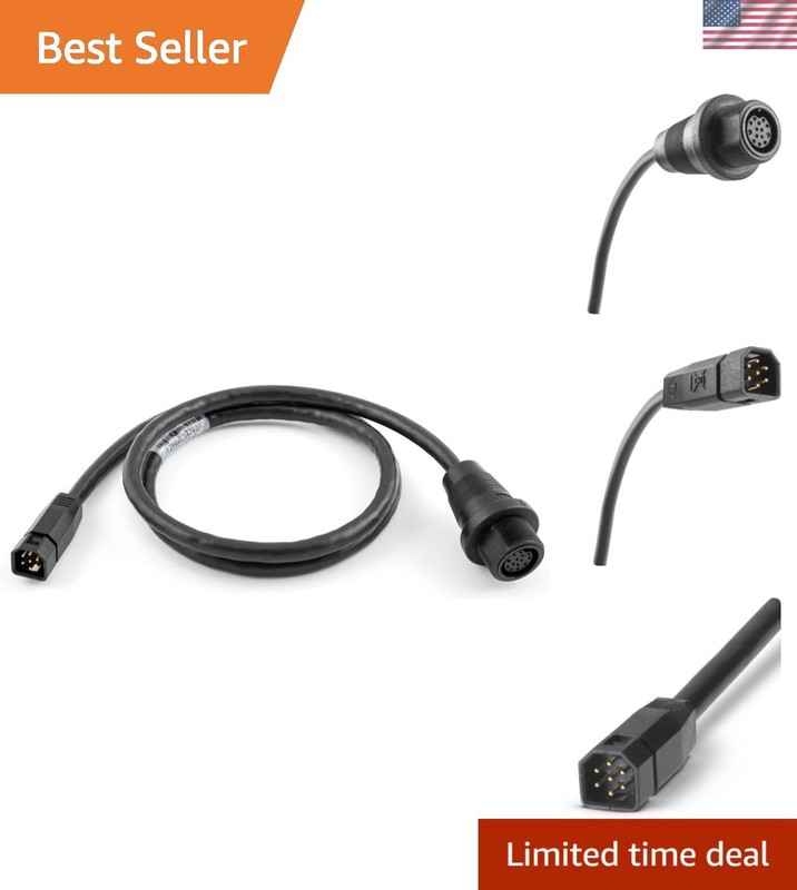 Crystal-Clear 30-inch MKR HELIX Adapter Cable for Fishing Sonar Excellence