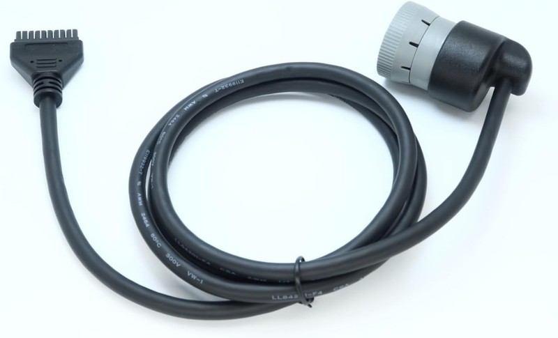 PT30 Device 6Pin J1708 Cable - Male-to-Female, 12V DC, 1m, Black gallery