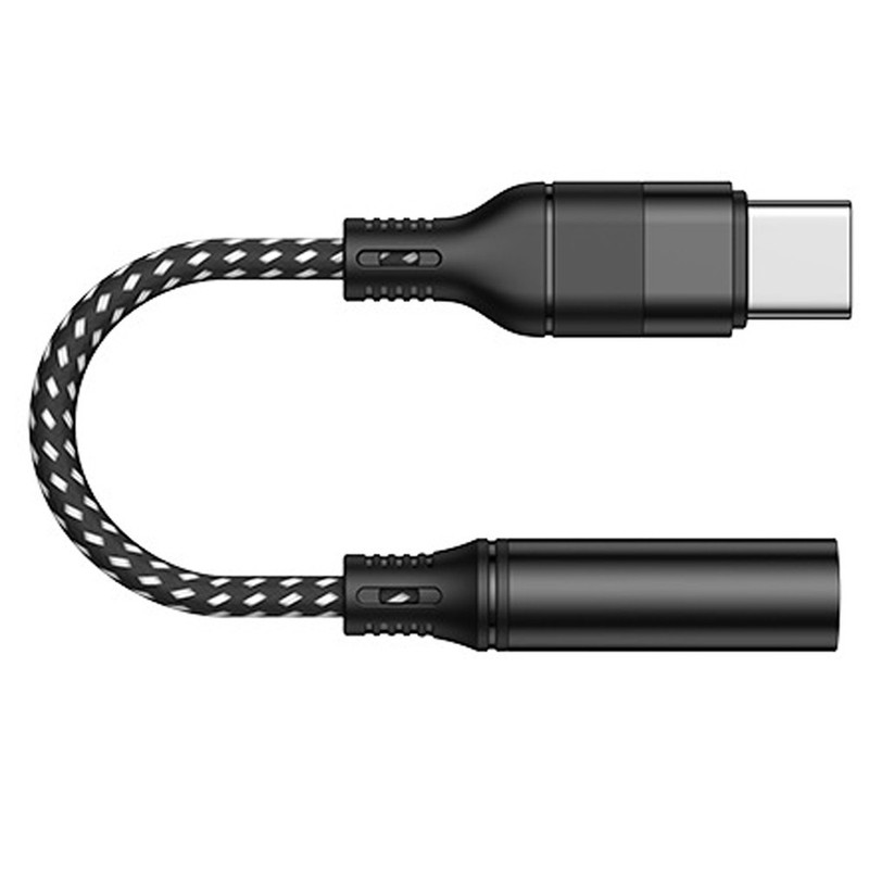 Compact USB C Headphone Adapter for Phone with Nylon and Tpe Materials gallery