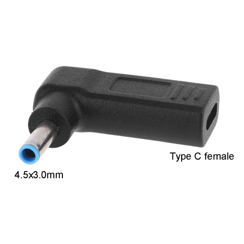 Type-C to 4.5×3.0mm Laptop Connector fit for HP for Envy Elitebook 820 G3 820 G4