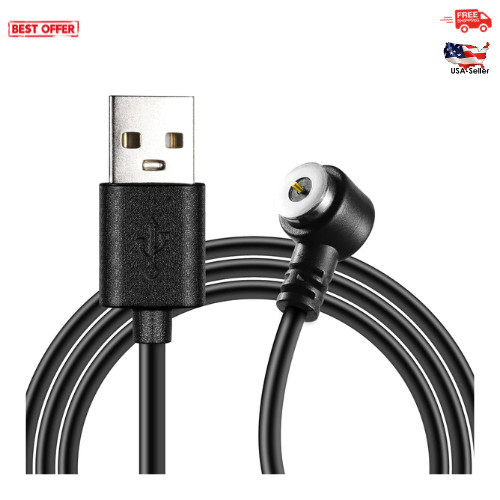 USB Magnetic Charging Cable Compatible with CRONHAWK Laser Light Combo Black