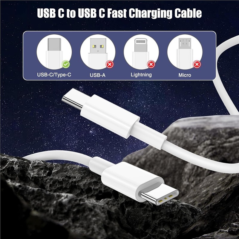 USB-C Charger 20W Fast Charging Cable for iPhone 14 Plus 13 12 11 Pro Max iPad gallery