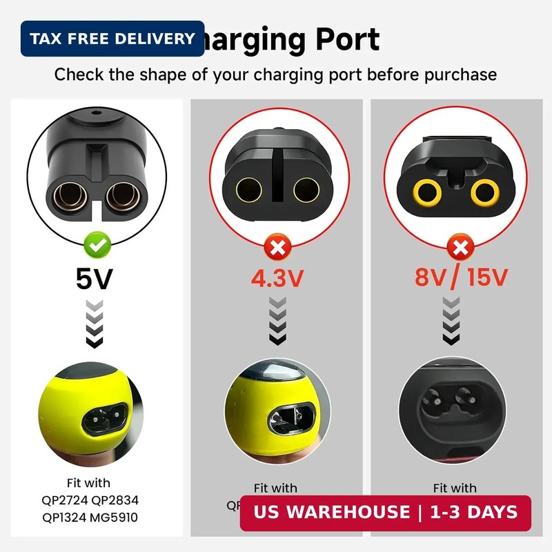 5V USB Charger Cord Fit for Phillips Power Shaver Cable,5V USB Charging Cable Fi gallery