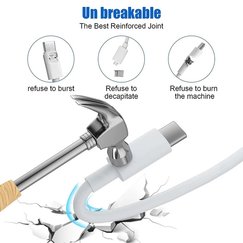 60W USB C to USB C Fast Charging Cable for iPhone 15 Samsung Huawei Xiaomi gallery