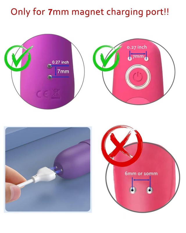 Mailink Magnetic USB DC Charger Cable 7mm/0.27in, 1Pack(7mm/0.27in) gallery