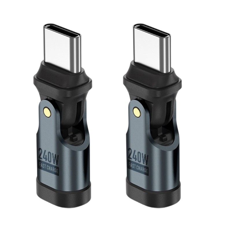 Multiple Angle Rotating Charging Adapter 240W PD 3.1 for Laptop Various Devices