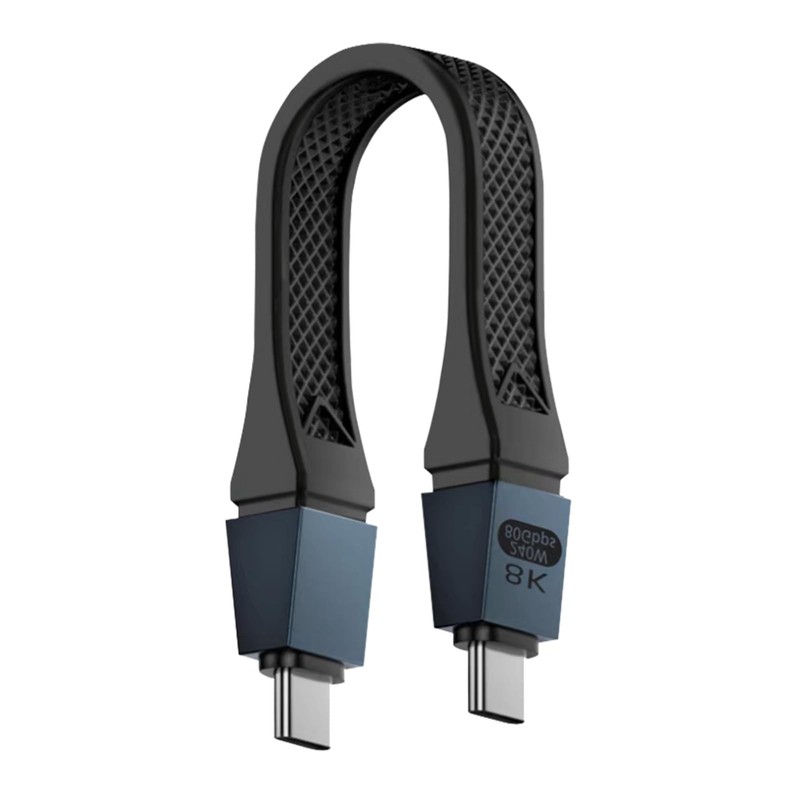 Thunderbolt 5 Cable 5Inch 80Gbps 120Gbps 240W 16K USB C Cord For MacBook