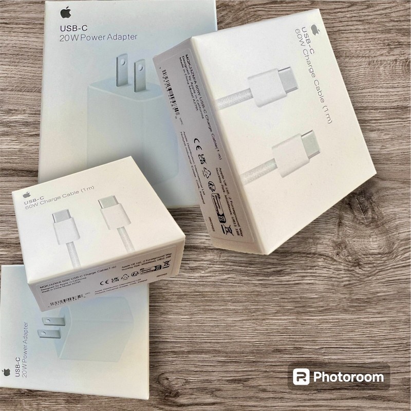 Charger Cable USB C-C 60w (1m) Charger 20w For iPhne 15 To 16 Pmx Origin@l gallery