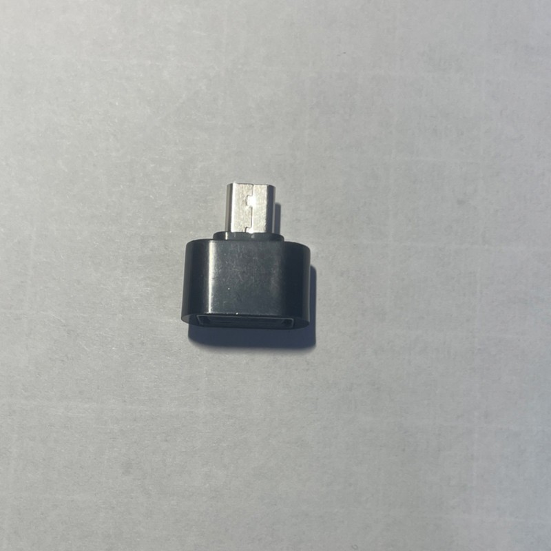 USB-A to USB-C Adapter for Samsung Galaxy S5 S6 S7 and Note 2 4 5 Black 1 PC