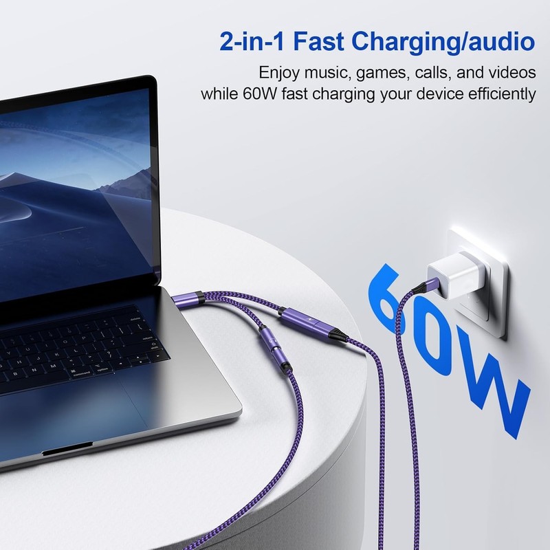 USB C Samsung Headphone Adapter for Galaxy S24 S23 FE S22 Ultra S21 FE S20 A5 gallery