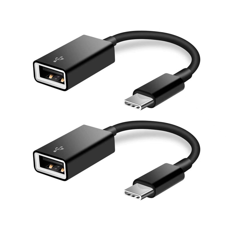USB C to USB Adapter [2 Pack],Type-C OTG Cable Type C Male to USB A Female Usb