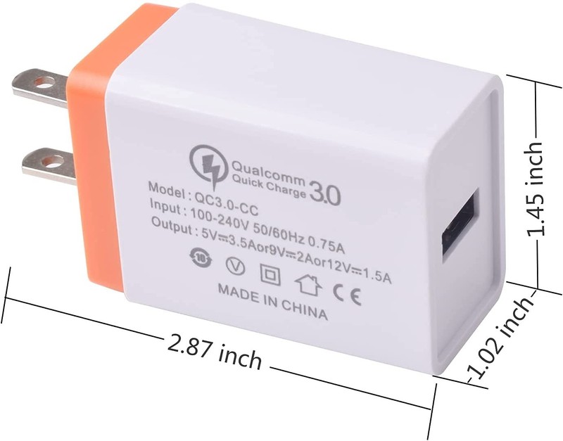 Alitutumao Flip 6 Fast USB Type C Charging Cable，Replacement 3.3 feet, Orange gallery