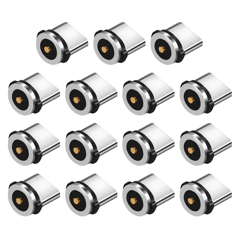 15 Pcs Charger Cable Adapter Magnetic Usb Adapter Magnetic Phone Charger Tip