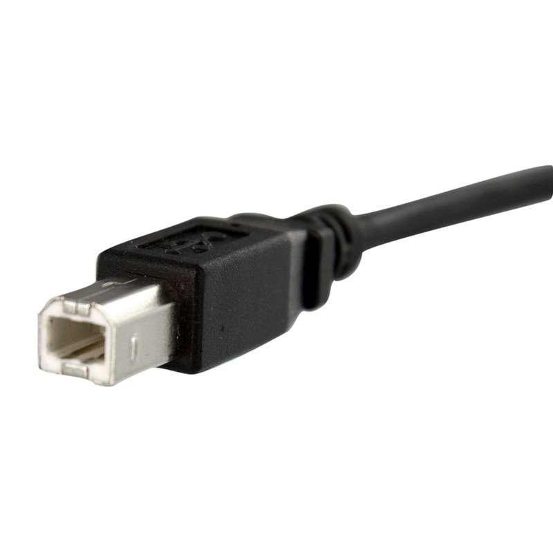 1 ft Panel Mount USB Cable B to B - F/M - USB Type B (F) to USB Type B (M) - ... gallery