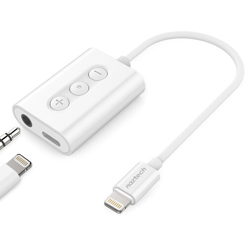 $40 Naztech 3.5mm Audio + Charge Adapter with Lightning Connector MFi-Certified gallery