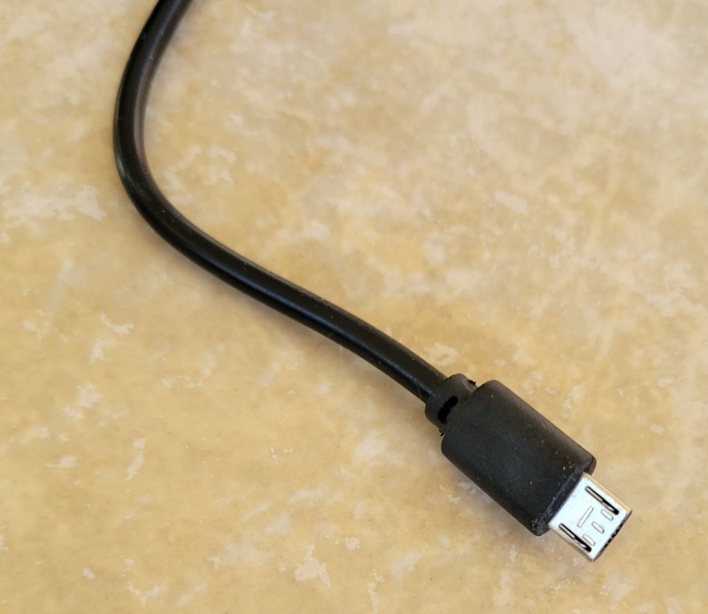 Short USB to Micro USB Cable, 1 Foot, Black gallery