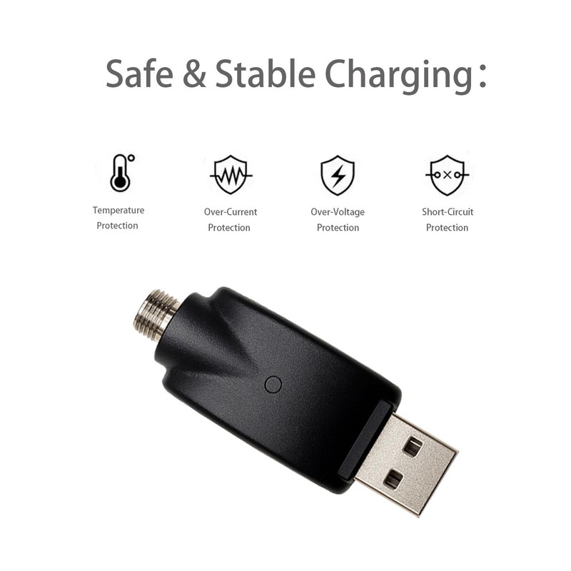 Universal USB Smart Thread Cable, Charging Cable Port, black, black gallery