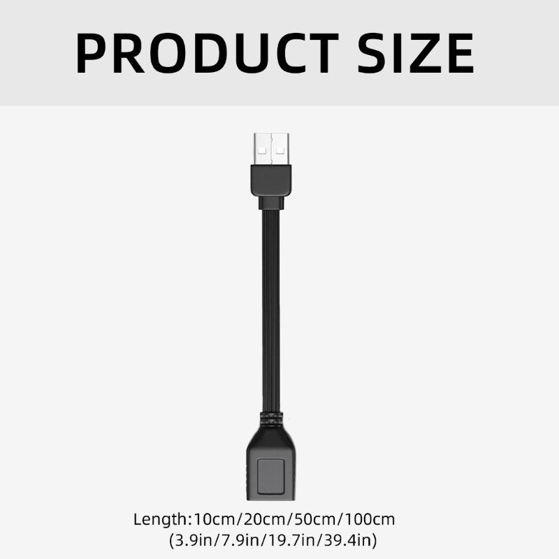 Adjustable USB 2.0 Extension Cord Male to Female Adapter for Various Devices gallery