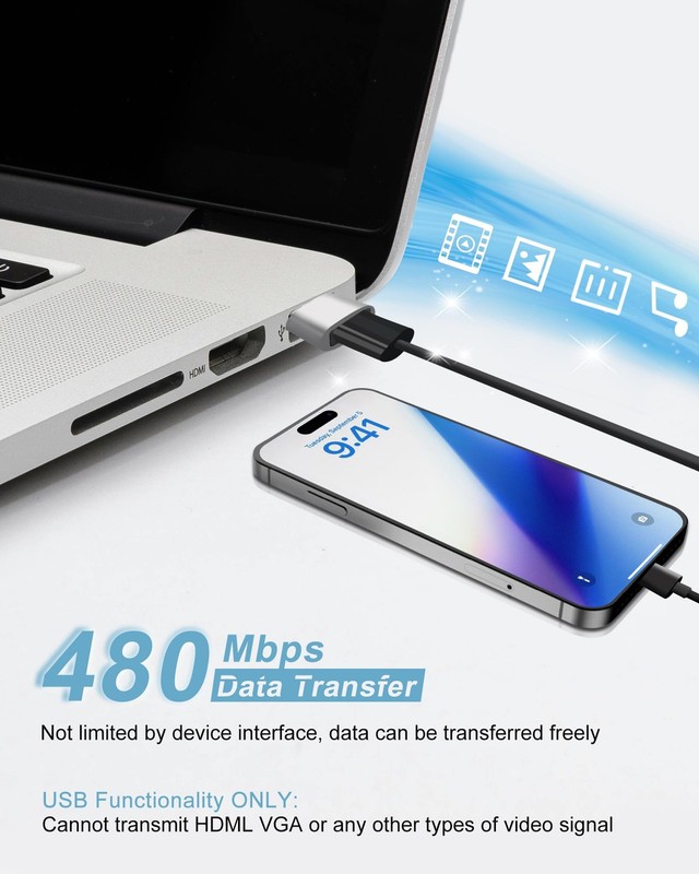 USB To C Adapter 4 Pack Type C Converter USB 2.0 Male To Female Interface gallery