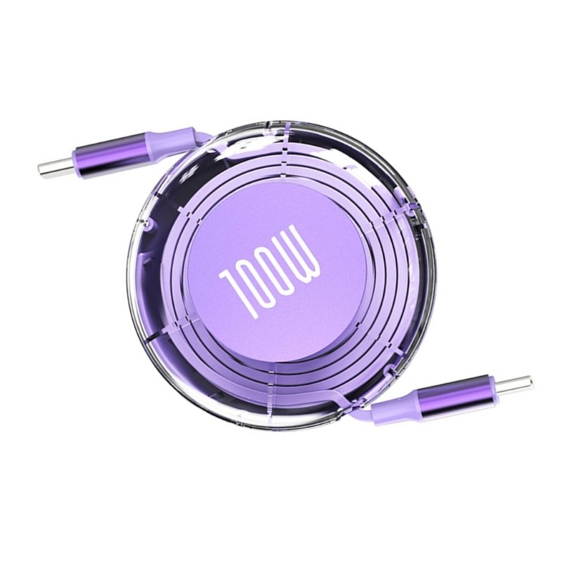 Retractable Length UsbC TypeC Cable Customizes Length to Your Preferred Size