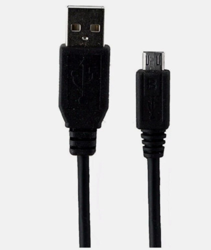 40″ USB type A male to Micro USB male Charge Cable – Charging Wire – Black