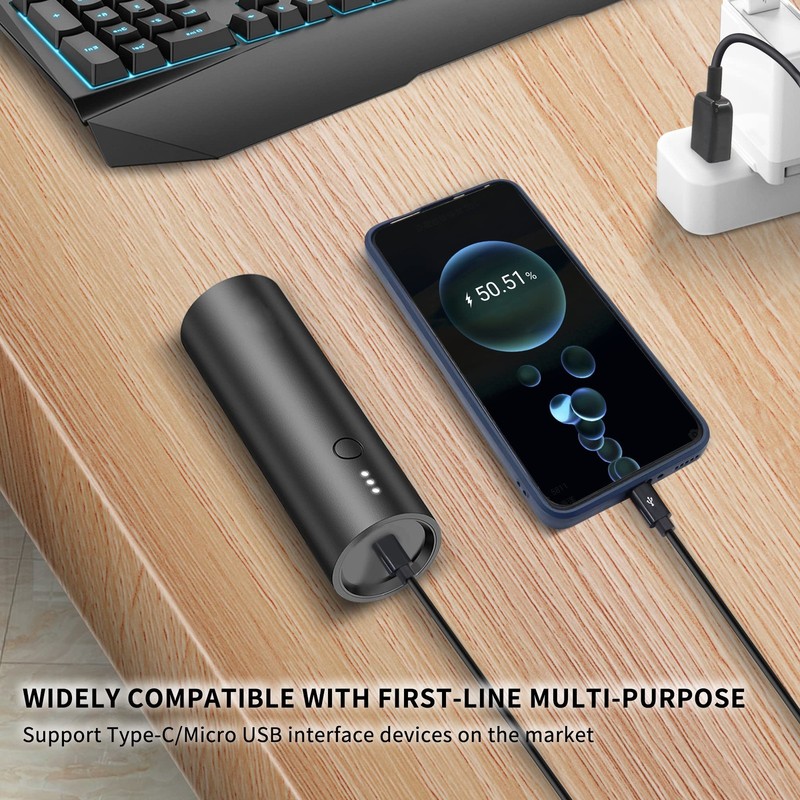RIIEYOCA 1Ft Multi Charging Cable, 2 in 1 USB 2.0 A to USB Type C and Micro U... gallery
