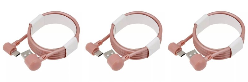 3-Pack 90 Degree Angle Type C Fast Charger Cable for iPhone 16 & Type-C Devices gallery