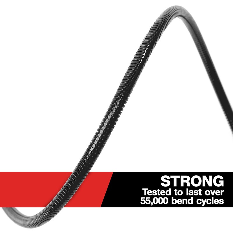Cummins CMN4706 4ft Aux Cable M-F Braided Flex 3.5mm gallery