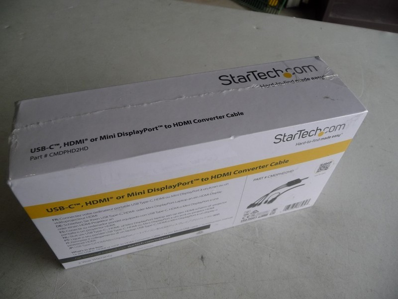 AU SELLER NEW StarTech CMDPHD2HD 2m USB-C / HDMI or Mini DisplayPort to HDMI gallery