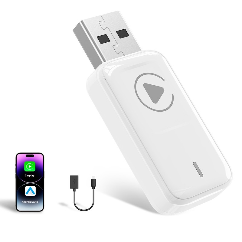 Wireless CarPlay Adapter for Apple iPhone, Mini Edition, CarPlay Dongle Stick