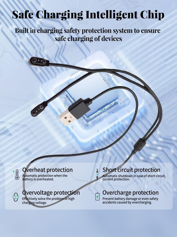 for ITHUGE XG88 /UF-08(ai)/UF-09(ai) Sunglasses Charger Cable, Magnetic -A Do... gallery