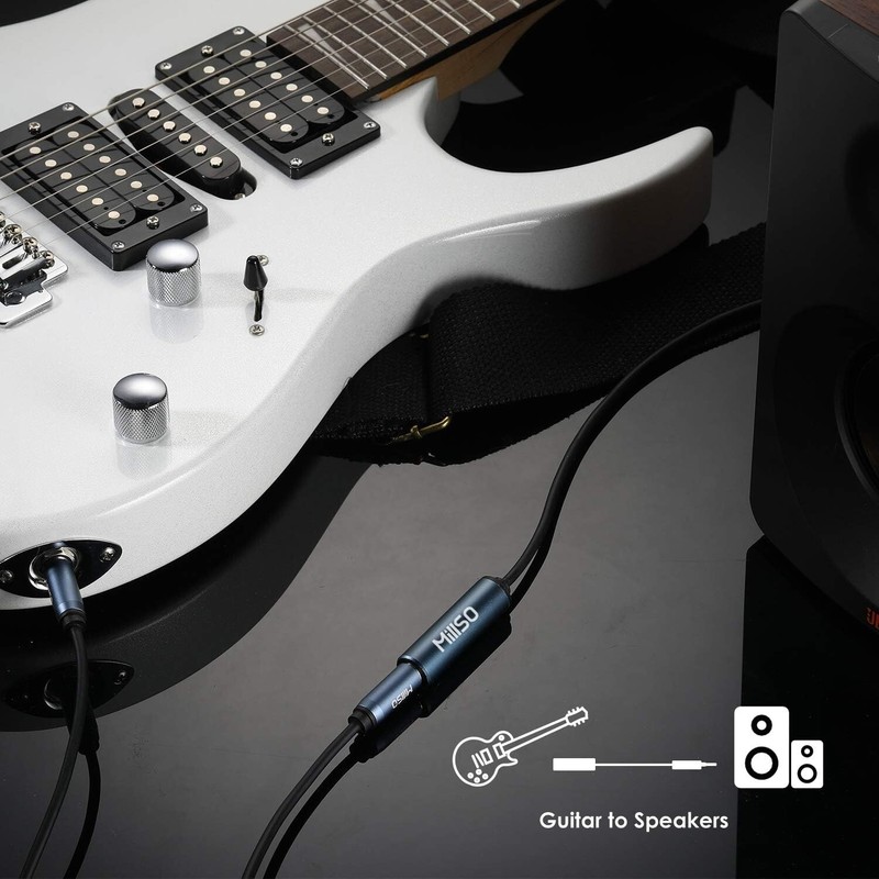 Plug and Play 1/4 to 3.5mm Audio Jack Adapter - Versatile Connection for All gallery