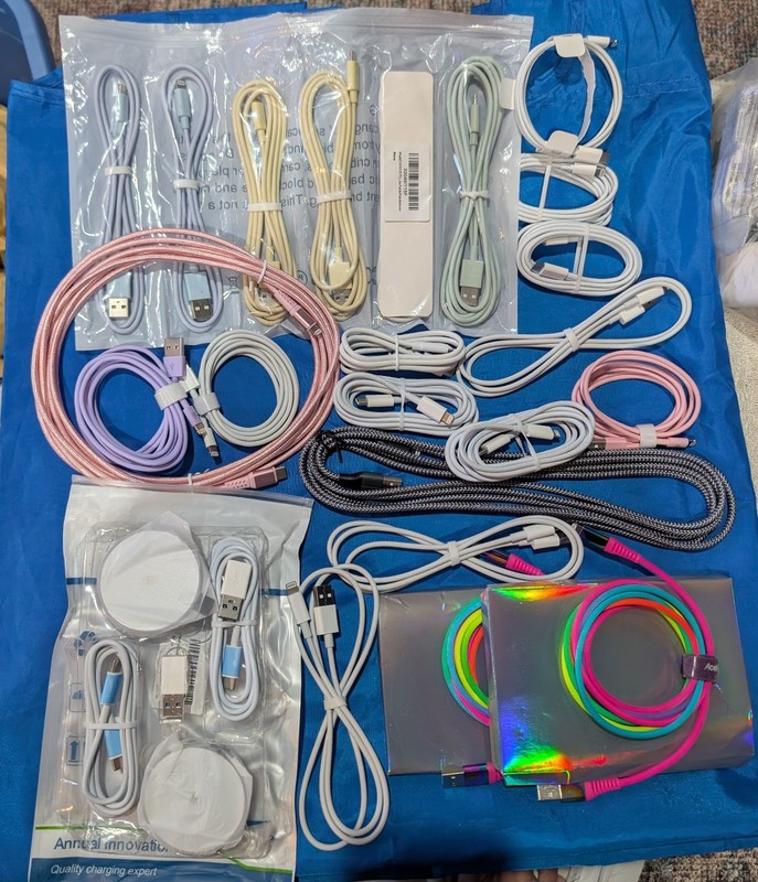 Bulk Lot USB Charger Cable Mag Apple iPhone 14 13 12 11 Pro Max SEE DESCRIPTION
