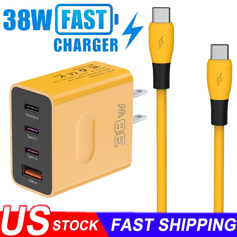 38W Super Fast Charger Type C Wall Charger Cable For Google Pixel 7 Pro 7a 6 a