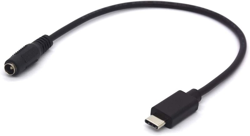 Type C To DC Cable Extension USB C To 5.5×2.5mm Power Jack Charging Cord PC