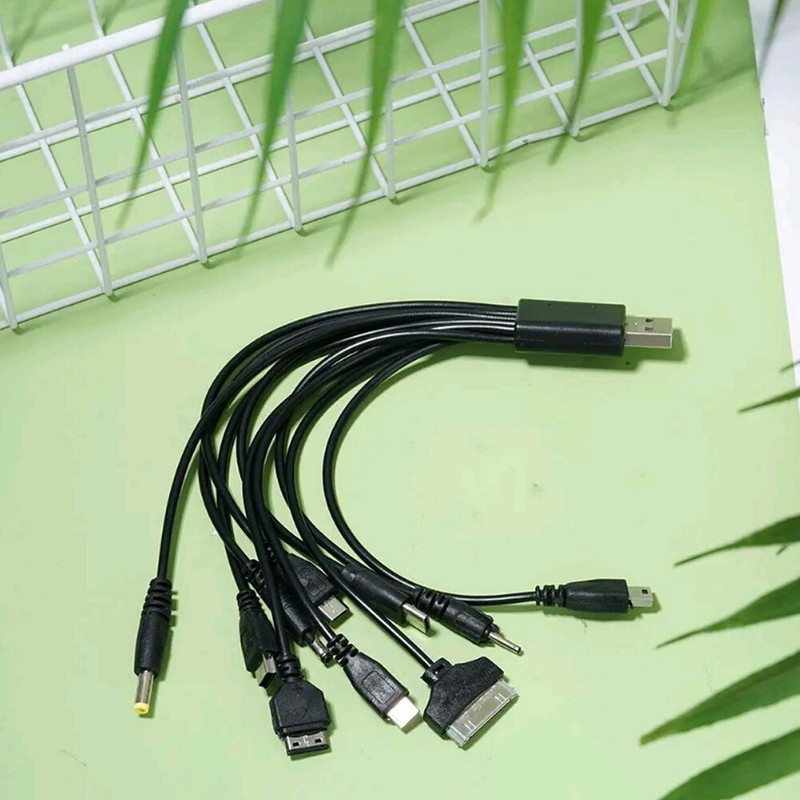 10 In1 Micro USB Multi-Cable Charger Charging Cables For Mobile Phones All In 1 gallery