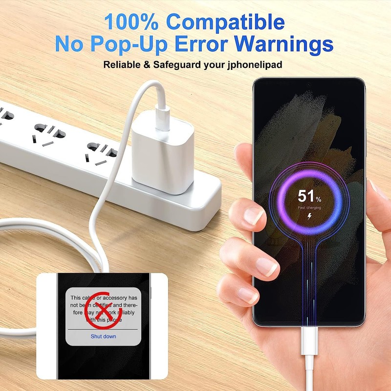 6FT 100W USB C To C Cable Fast Charger PD Cord For 17/16/15 Pro Samsung Macbook gallery