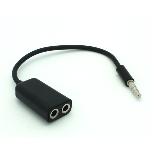 Headphones Splitter 3.5mm Earphone Adapter Dual Headset Port for SmartPhones