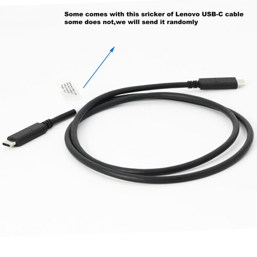 USB-C to USB-C Charger Cable Cord 1M Male to Male For Lenovo 03X7451 sc10q89610 gallery