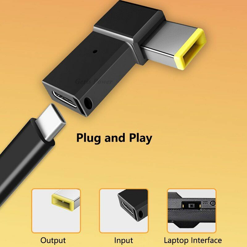 ​100W USB Type C Fast Charging Adapter Plug Connector Universal USB C Laptop Cha gallery