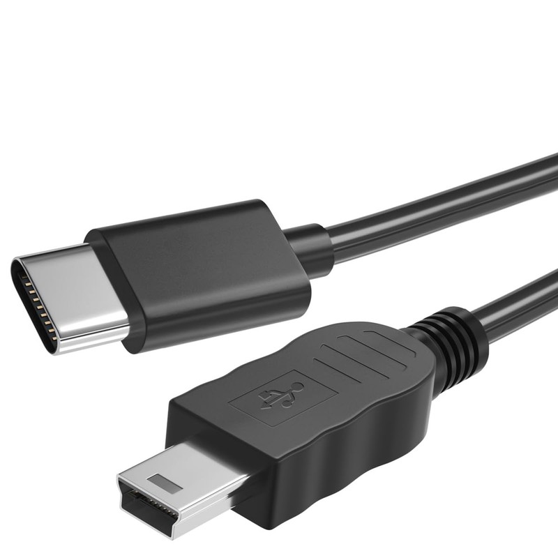 USB-C to Mini USB Cable,Type-C to Mini-B Charging Cord Compatible with Canon …