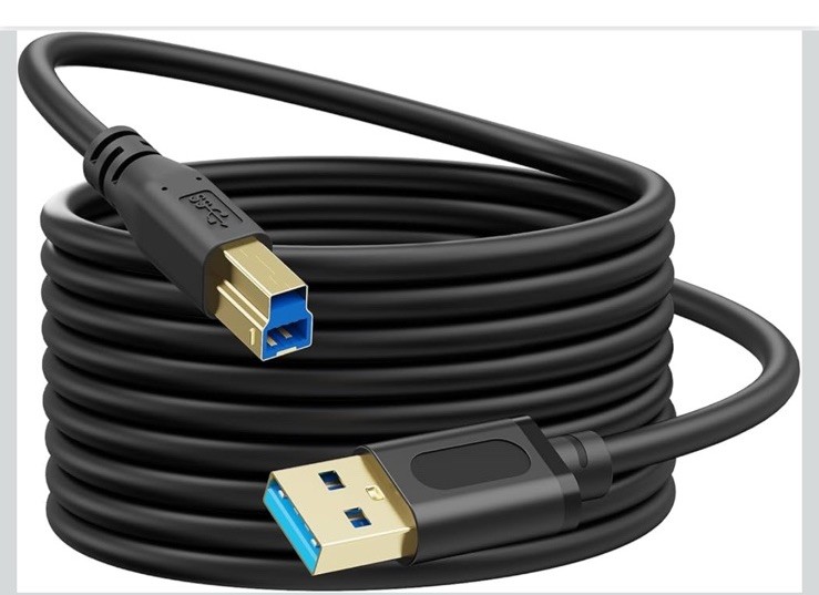 USB 3.0 Cable a to B 5ft, Superspeed USB 3.0 A-B Cable - for Scanner, Printers, gallery