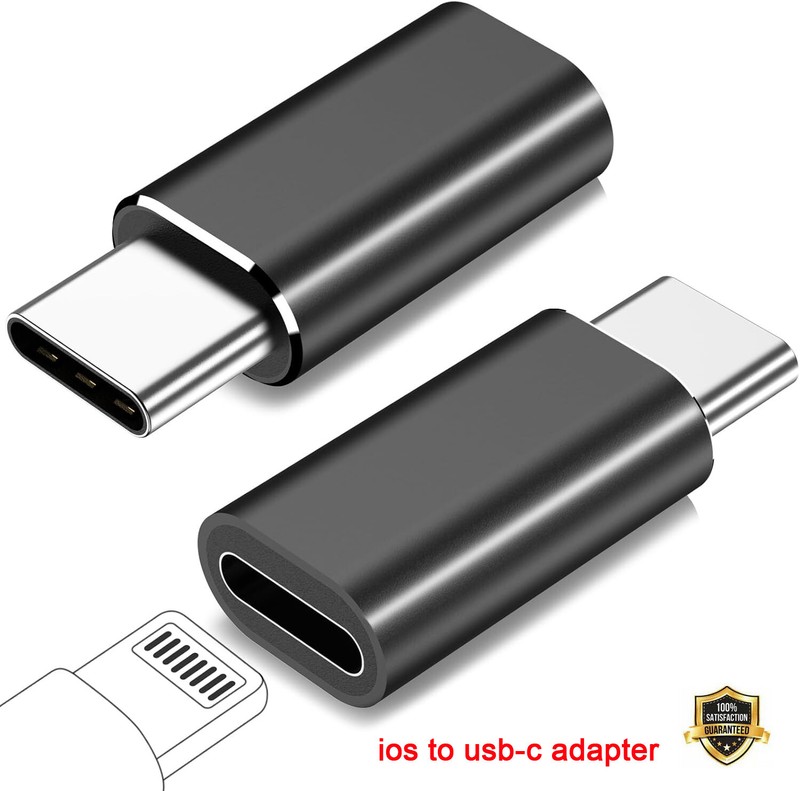 1PC Charging Adapter USB C Male to 8 Pin IOS (Female) Connector For iPhone iPad gallery