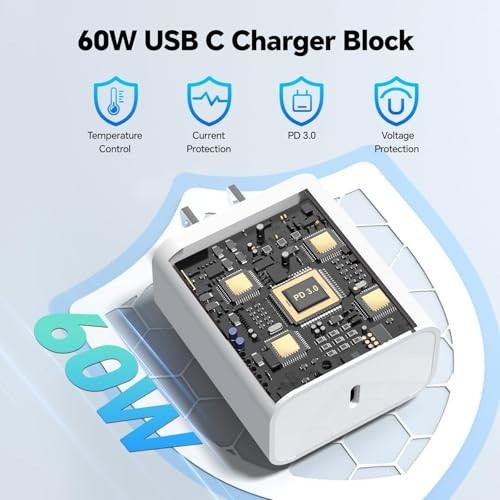 Fast Charging Phone Charger 3-Pack, 60W USB Type C Cable, 10FT Long, Compatible gallery